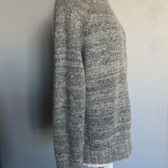 WEEKEND MAX MARA Vivetta Sequined Wool blend Cocktail Raglan Sweater Pullover 8 - Picture 8 of 16